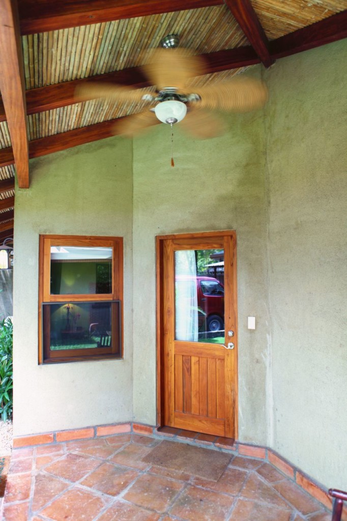 The casita entrance at Casa Colorado, a vacation rental home with a private pool in Tamarindo, Costa Rica