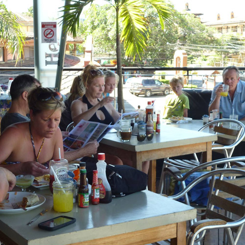 Breakfast Grinds in Tamarindo, Costa Rica