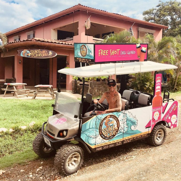 Langosta Surf Club in Tamarindo, Costa Rica